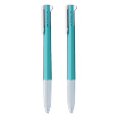 3色筆筆管 有筆夾 UE3H-208, 金屬藍, 2支