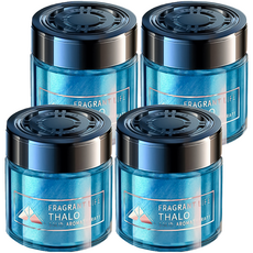 小麥購物 車用星空香膏 附固定黏膠 S366 221g, 4罐, 海洋