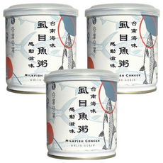 GULIUGULIU 谷溜谷溜 虱目魚粥, 3罐, 300ml