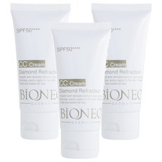 BiONEO 百妮 CC霜 SPF50 100%物理性防曬, 50ml, 3條, 粉潤潤色