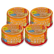 INABA CIAO 啾嚕 Cozy Life 1000億乳酸菌濃湯罐 A-217, 鮪魚+雞肉+蟹肉, 85g, 4罐