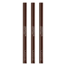 MISSHA 超持色眼線膠筆 0.14g, Brick Brown, 3支
