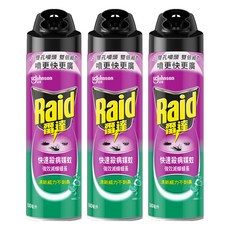 Raid 雷達 噴霧殺蟲劑 尤加利, 500ml, 3瓶