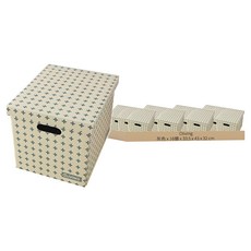 Oliving Cross 大型五層紙質整理箱, 灰色, 16個