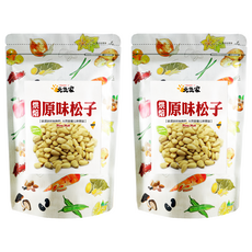 元氣家 原味松子 低溫烘焙 無調味無添加 非油炸製成, 200g, 2袋