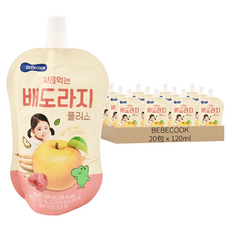 BEBECOOK 幼兒雪梨紅棗桔梗汁 水梨桔梗口味, 120ml, 20包