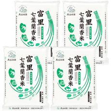 天生好米 樂稻富里七葉蘭香米/東部米, 二級, 4包, 1.5kg