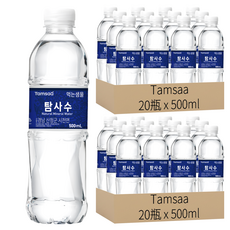 Tamsaa 天然水 500ml, 40瓶