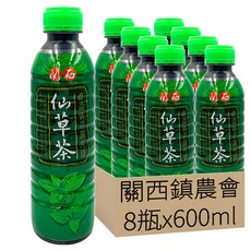 關西鎮農會 仙草茶禮盒, 600ml, 8瓶