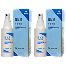 優選生醫 腳氣掰噴霧 足部除臭清新, 1瓶, 2件