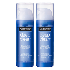 Neutrogena 深層淨化洗卸輕透潔顏油 經典型, 142ml, 2瓶