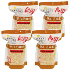 超賀 熟白芝麻粒 台灣產, 250g, 4包