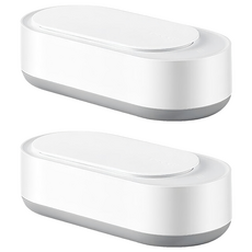 EraClean 世淨 超聲波清洗機Pro版 GA02, 適用於清洗眼鏡、飾品、刮鬍刀等商品, 白色, 2個