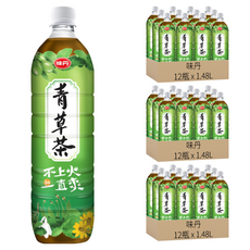 味丹 青草茶, 1.48L, 36瓶