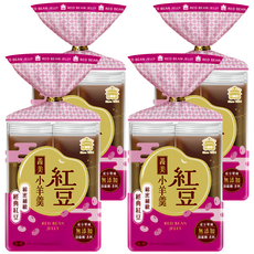 義美 小羊羹 紅豆 4入/8入 (傳統風味點心, 紅豆羊羹, 獨立包裝), 264g, 4包