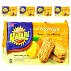 Kokola SUPER ORANGE CREAM Kokola 柳橙風味夾心餅乾, 200g, 5包