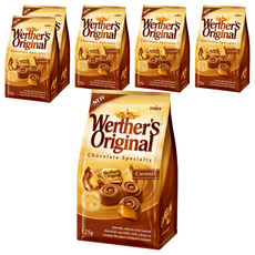 Werther's Original 道地的偉特 巧克力 焦糖口味 125g, 6袋