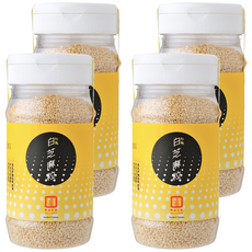 源順食品 炒熟白芝麻粒 台灣製造, 170g, 4罐