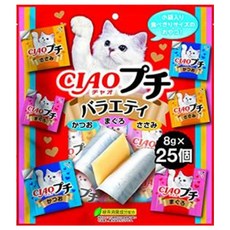INABA CIAO 啾嚕 寒天點心片，8gx25個, 鰹魚 + 鮪魚 + 雞肉, 200g, 1袋