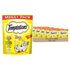 Temptations 喵愛餡 貓點心 Set 160g, 火烤嫩雞口味, 10包