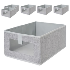 PATTO RABBIT 百特兔 棉麻收納盒, AS7862, 6個