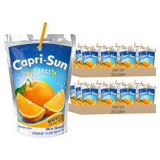 Capri-Sun 柳橙汁 (60 kcal) 維生素C, 200ml, 40入