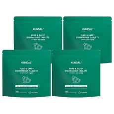 KUNDAL 昆黛爾 洗碗機用清潔錠 30顆, 330g, 4袋