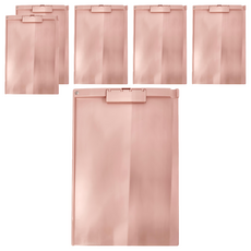 KOKUYO 國譽 薄型靜音板夾A4 直式 32 x 22 x 1.4cm, 粉色, 6個