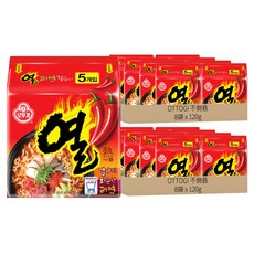 OTTOGI 不倒翁 韓國境內版 辛辣拉麵 120g, 80包