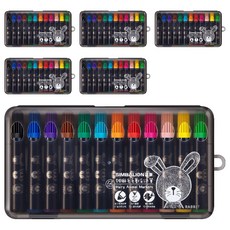 SIMBALION 雄獅 毛毛獸彩色筆, 12色, 6盒