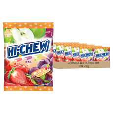 MORINAGA 森永 HI-CHEW 嗨啾 綜合水果軟糖, 10袋, 90g