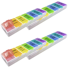 Fullicon護立康 7日翻轉保健盒 MB037 4個 分隔型容器 多色設計