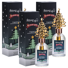 Fancy U 聖誕樹室內擴香瓶, 法式小蒼蘭, 200ml, 3件