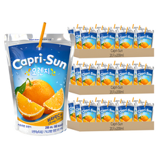 Capri-Sun 柳橙汁 (60 kcal) 維生素C, 200ml, 60入