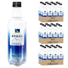 悅氏 礦泉氣泡水, 520ml, 72瓶
