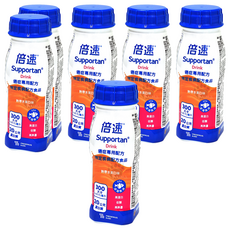 Supportan 倍速 癌症專用配方，熱帶水果口味，高蛋白低鹽，營養均衡, 200ml, 6瓶