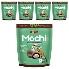 ROYAL FAMILY 皇族 薄荷巧克力脆片風味麻糬, 5個, 180g