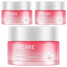 bioaqua 泊泉雅 水嫩保濕果凍睡眠唇膜, 1罐, 3罐