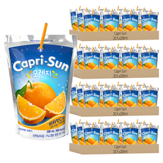 Capri-Sun 柳橙汁 (60 kcal) 維生素C, 200ml, 80入