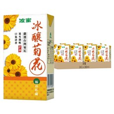 波蜜 冰釀菊花, 嚴選台灣菊花, 退火潤喉, 口氣清香, 24入, 300ml