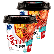 BADABON 韓式辣炒年糕杯裝 紅蟹風味, 2個, 118g