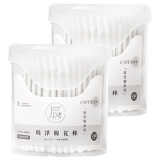 CHENYU 辰昱 純淨棉花棒 環保雙頭款, 200支, 2罐