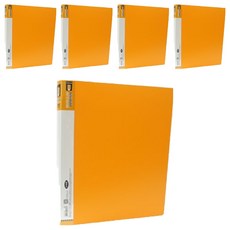 特)a4 pp 小3孔夾_b黃色, 5入, 黃色