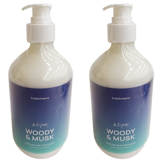 JUL7ME 香水潤髮乳 木質麝香 500ml -柔順秀髮持久留香, 2瓶