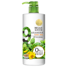 MEKELONG 金美克能 抗屑洗髮乳 強健配方，喜馬拉雅山野薄荷 紅花籽+葵花，9°C沁涼淨化, 750ml, 1瓶