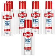 Alpecin 抗頭皮屑洗髮露, 250ml, 6瓶