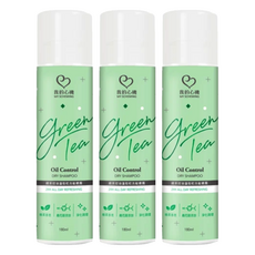 MY SCHEMING 我的心機 綠茶控油蓬鬆乾洗髮噴霧 綠意微風, 180ml, 3件
