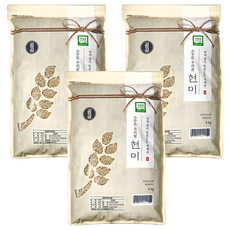 Gomgom shop 韓國大米 4kg 3袋 - 韓國產無農藥糙米 健康美味