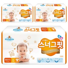 Snuggles Snug Fit 貼身褲型尿布 17kg以上, XXL, 96片