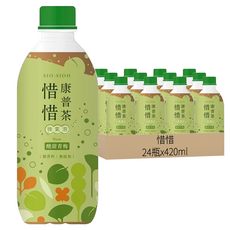 惜惜 康普茶 青梅氣泡, 無香料 無添加, 24瓶, 420ml